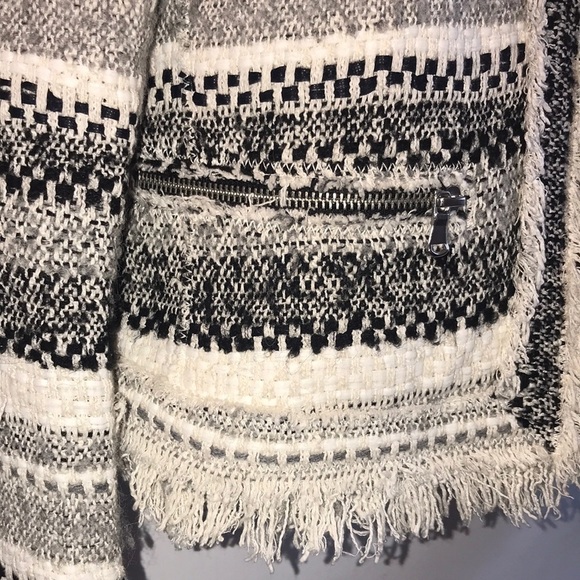 Rebecca Taylor Artisan Tweed Blazer Jacket Size 6 - Picture 8 of 17